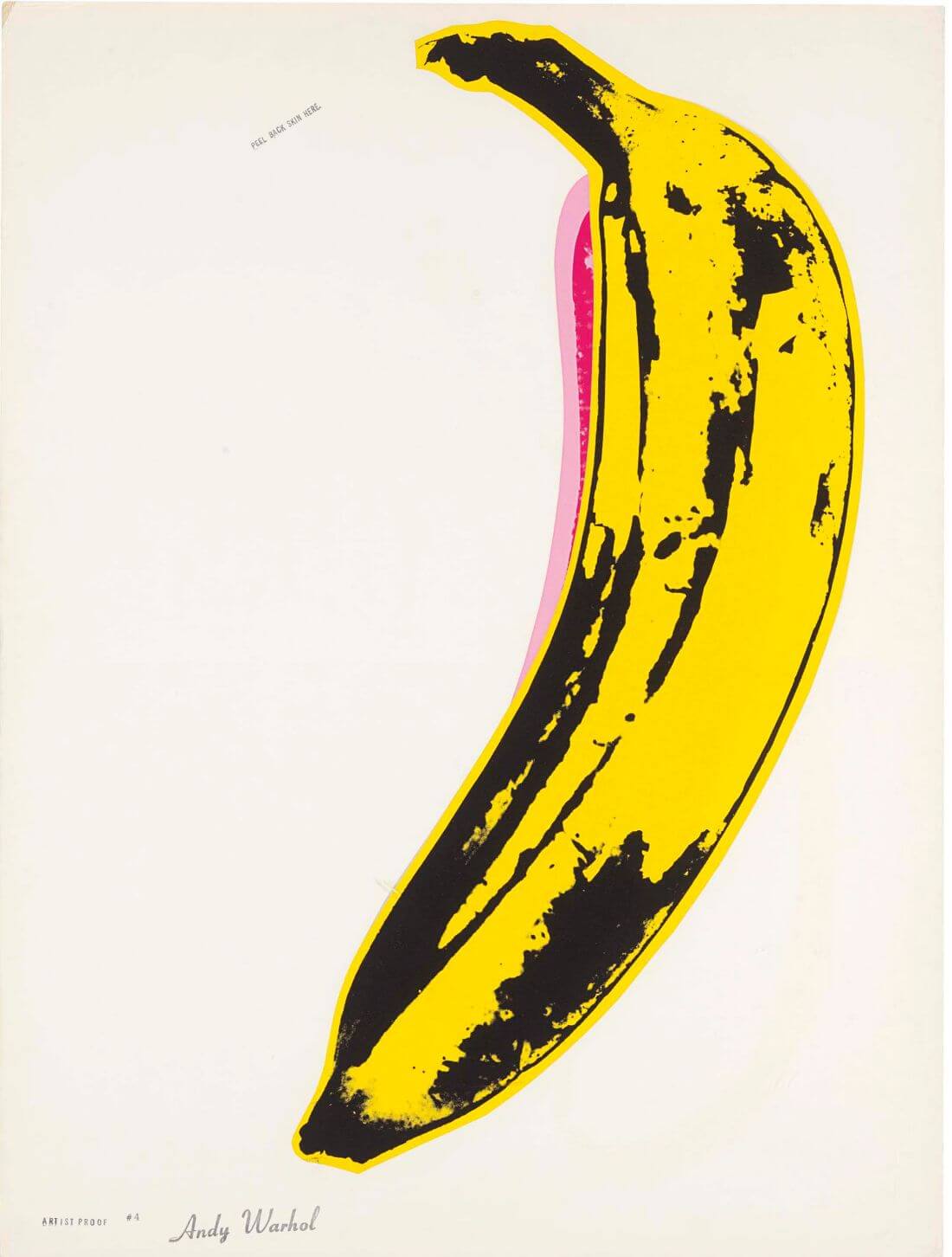 Banana - Canvas Prints by Andy Warhol | Buy Posters, Frames