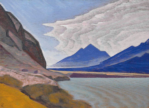 Nubra Valley – Nicholas Roerich Painting – Landscape Art - Large Art Prints by Nicholas Roerich