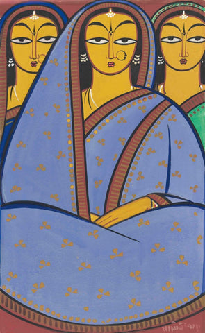 Three Women (1940) - Posters by Jamini Roy