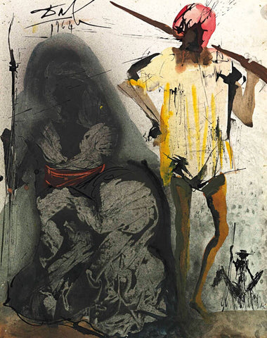 The Enchanted Moor(il moro incantato) - Salvador Dali Painting - Surrealism Art - Posters