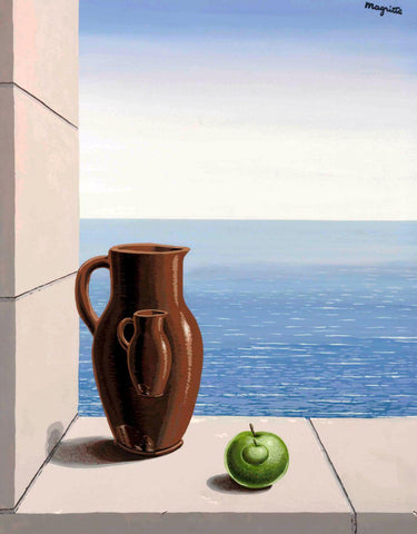 Simulation Objective (Objectif de simulation)– René Magritte Painting – Surrealist Art Painting by Rene Magritte