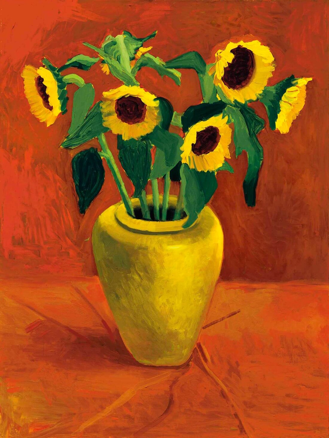 限定マット額装品/デイヴィッド・ホックニー/Sunflowers for Sunflowers by David Hockney | Buy Posters, Frames, Canvas