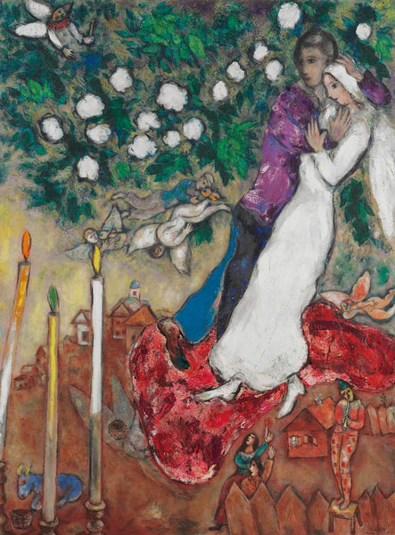 The Three Candles (Les Trois Cierges) - Marc Chagall - Life Size Posters