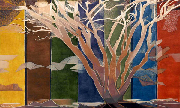 Stag Antlered Tree II - Art Prints