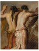 Deux Femmes Demi - Nues De Dos -  Théodore Chassériau - Framed Prints