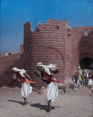 The Runners of the Pasha - Jean Leon Gerome by Jean Leon Gerome