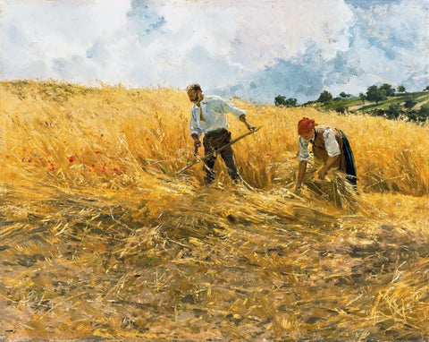 The Harvest by Friedrich Kallmorgen