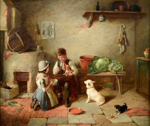 The Gint Who Pays The Rint - Charles Hunt - Contemporary Painting - Art Prints by Charles Hunt