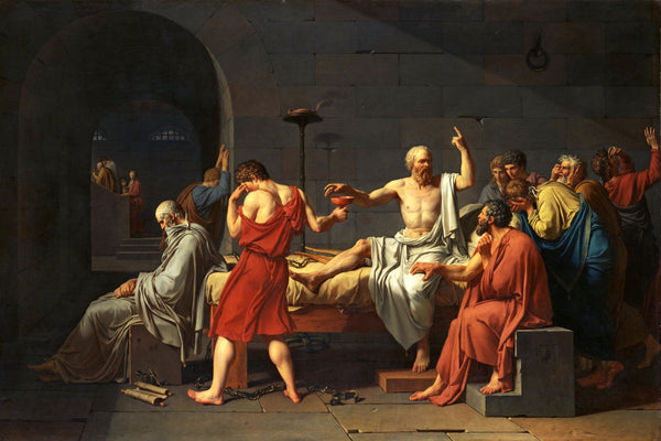 The Death Of Socrates - Canvas Prints