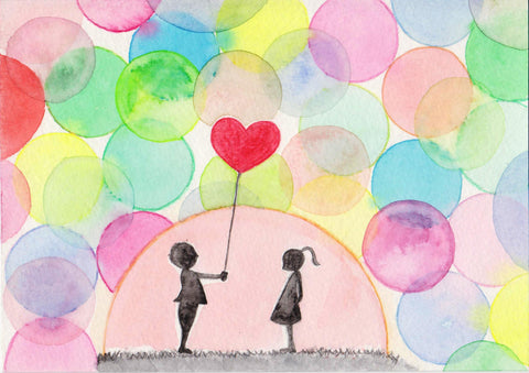 Best Valentine's Day Gift - Walercolor Love - Posters