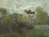 The Artist's Garden in Argenteuil (Le jardin de l'artiste à Argenteuil) – Claude Monet Painting –  Impressionist Art”. - Canvas Prints