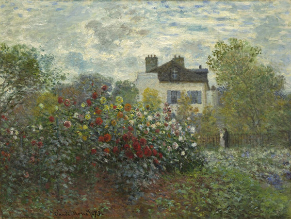 The Artist's Garden in Argenteuil (Le jardin de l'artiste à Argenteuil) – Claude Monet Painting – Impressionist Art”. - Posters