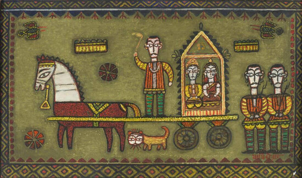 Jamini Roy - A Ride - Art Prints