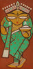 Jamini Roy - A Woman - Canvas Prints