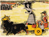 Women In A Bullock Cart - Canvas Prints