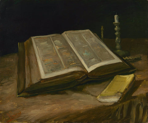 Still Life with Bible - Framed Prints by Vincent Van Gogh