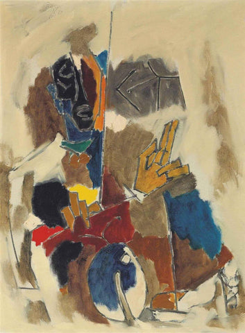 Two Sides by M F Husain
