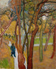 The Garden of Saint Paul's Hospital - the Fall of the Leaves - Canvas Prints