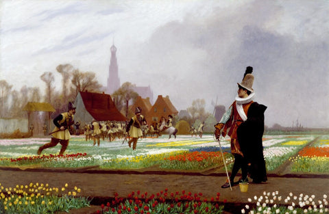 The Tulip Folly by jean Leon Gerome