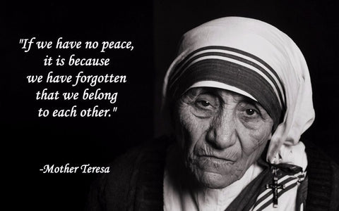 If We Have.. - Mother Teresa Quotes - Canvas Prints by Sherly David