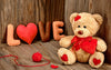 Valentine's Day Gift - Cute Teddy - Canvas Prints
