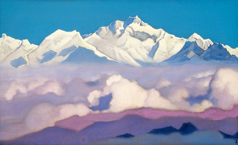 Himalayas from the Sikkim by Nicholas Roerich