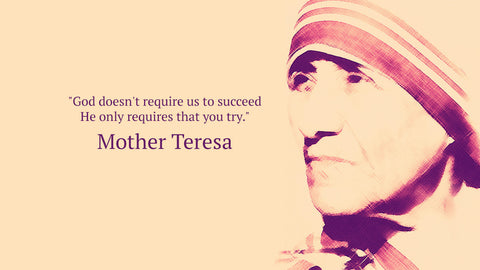 God.. - Mother Teresa Quotes - Canvas Prints