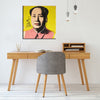 Set of 10 Andy Warhol’s Portraits of Mao Zedong Paintings - Canvas Roll (24 x 24 inches) each