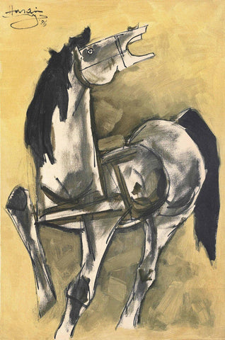 Untitled (Toy Horse) - Posters by M F Husain