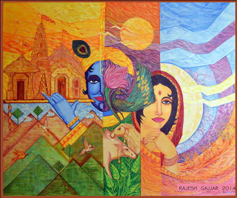 Radha Krishna by Rajesh Gajjar Artist