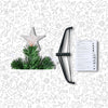 5 Feet Tall, Premium Quality Imported Christmas Tree with Fiber Optic / LED Light Up Christmas Tree with Light Settings and Stand