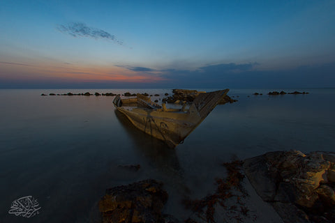 Boat - Large Art Prints by Aziz Alkooheji