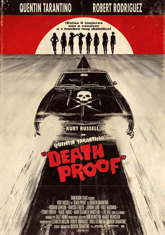 Death Proof - Quentin Tarantino Hollywood Movie Art Poster Collection by Bethany Morrison