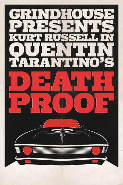 Death Proof - Tallenge Quentin Tarantino Hollywood Movie Art Poster - Large Art Prints