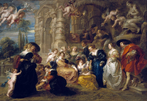 The Garden of Love - Posters by Peter Paul Rubens