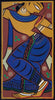 Jamini Roy - Gopini II - Canvas Prints