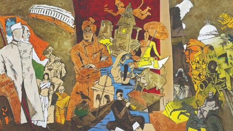 Tale of Three Cities by M F Husain