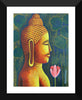 Buddha Contemporary Art - Set Of 2 Premium Quality Framed Digital Print ( 9 x 12 inches) each