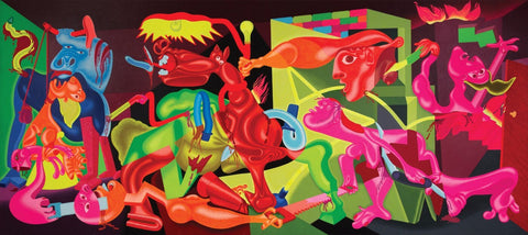 Sauls Guernica by Peter Saul