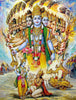 Lord Krishna's Vishvarupa (Virata Rupa) - Canvas Prints