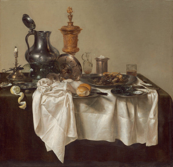 Banquet Piece with Mince Pie - Large Art Prints