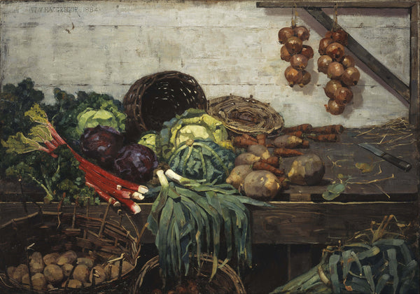 The Vegetable Stall - Posters
