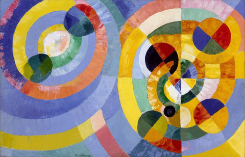Simultaneous Contrasts: Sun and Moon - Large Art Prints by Sonia Delaunay