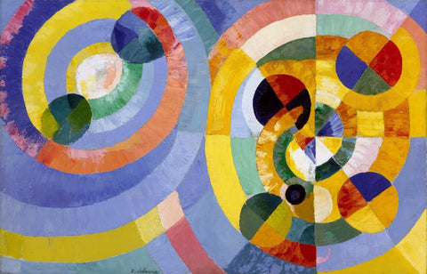 Simultaneous Contrasts: Sun and Moon by Sonia Delaunay