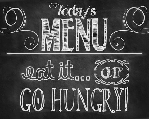 Today's Menu - Posters