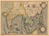 Decorative Vintage World Map - India Orientalis - Jodocus Hondius - 1606 - Posters