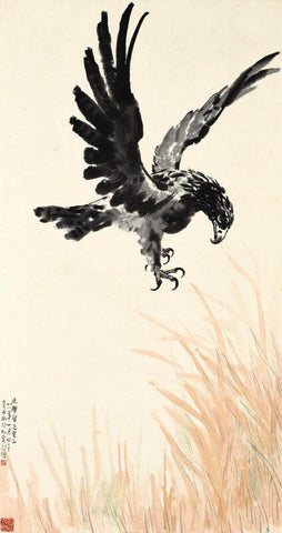Soaring Eagle - Large Art Prints by Xu Beihong