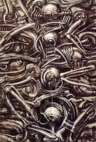 Biomechanical Landscape No 312 - Life Size Posters by H R Giger Artworks