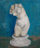 Plaster Statuette Of A Female Torso - Canvas Prints