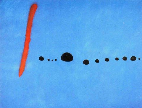 Joan Miro - Bleu II (Blue II) - Canvas Prints